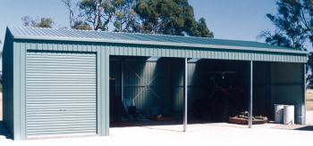 Fair Dinkum Open Farm Shed with One Enclosed Bay